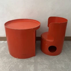 Bureau pour enfant vintage en carton de Jean-Louis Avril