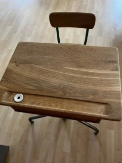 Bureau pupitre d’école années 50