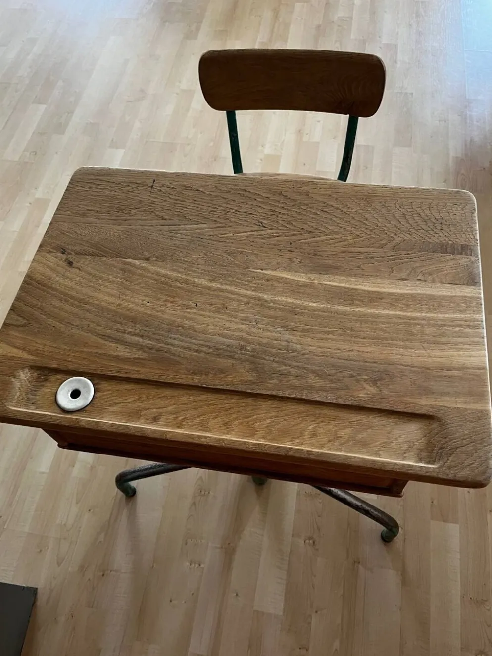 Bureau pupitre d’école années 50