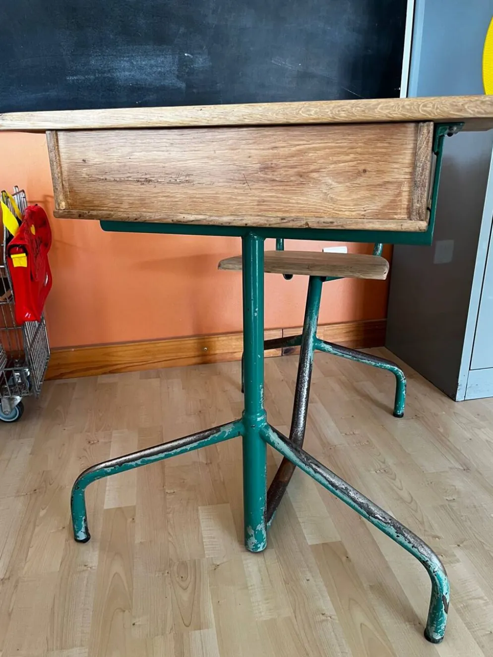 Bureau pupitre d’école années 50