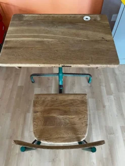 Bureau pupitre d’école années 50