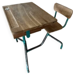 Bureau pupitre d’école années 50