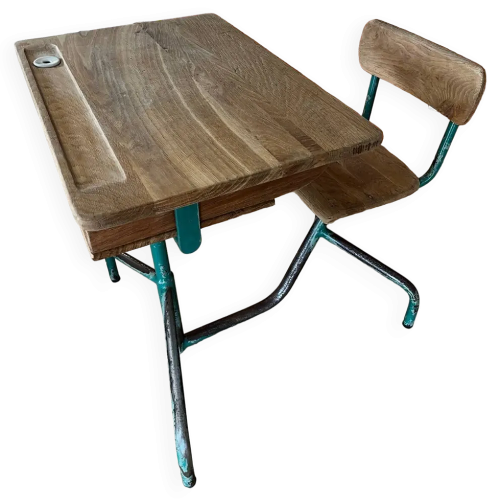 Bureau pupitre d’école années 50