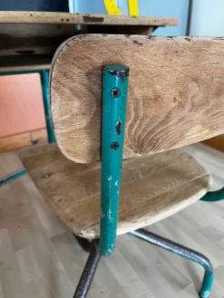 Bureau pupitre d’école années 50