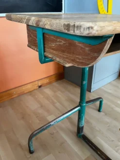 Bureau pupitre d’école années 50