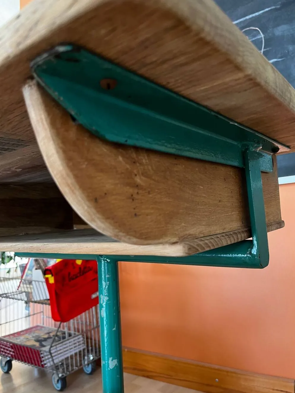 Bureau pupitre d’école années 50