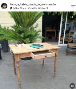 Bureau rénovée à la main