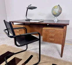 Bureau scandinave de direction double face plateau flottant longueur 1