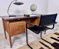 Bureau scandinave de direction double face plateau flottant longueur 1