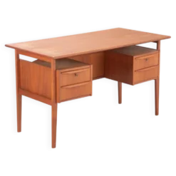 Bureau scandinave double face en teck de Gunnar Nielsen