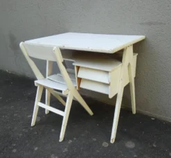bureau scandinave pieds compas pour enfant