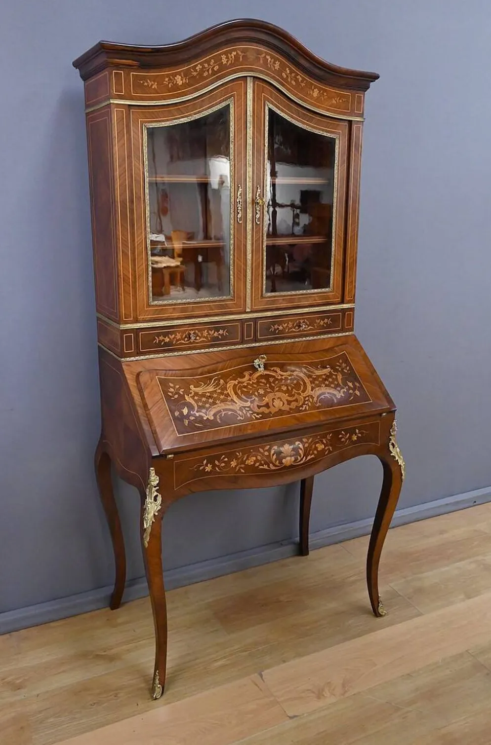 Bureau scriban en palissandre, époque Napoléon III – 2ème partie XIXe