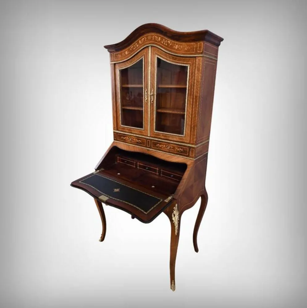 Bureau scriban en palissandre, époque Napoléon III – 2ème partie XIXe