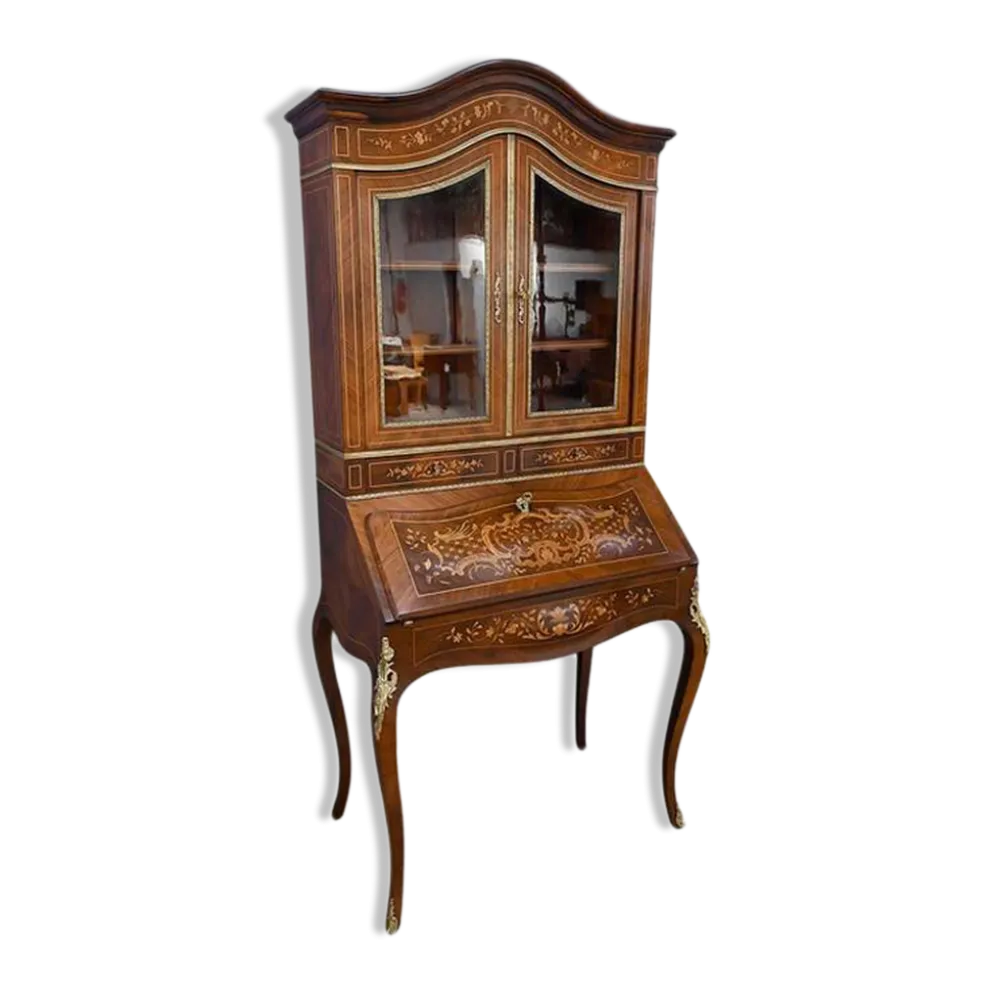 Bureau scriban en palissandre, époque Napoléon III – 2ème partie XIXe