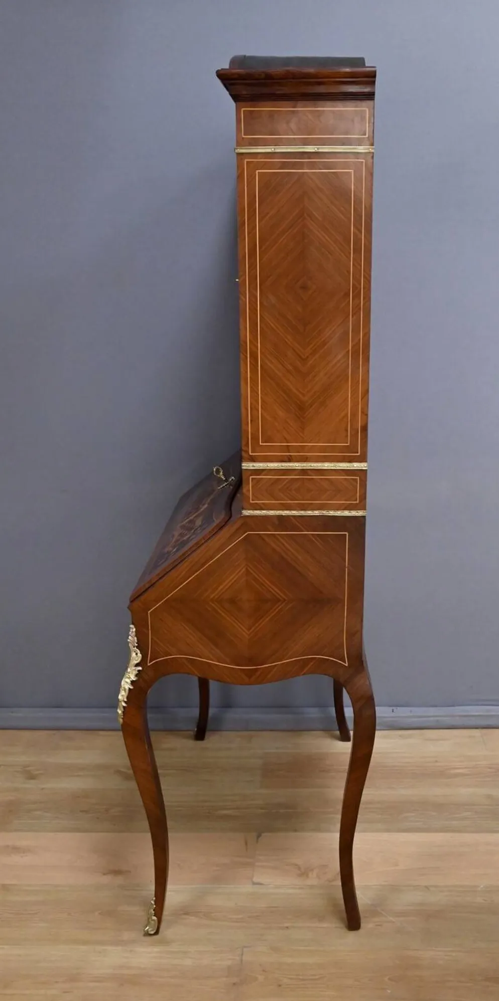 Bureau scriban en palissandre, époque Napoléon III – 2ème partie XIXe