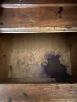 Bureau scriban patiné