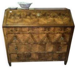 Bureau scriban époque Louis XVI en noyer