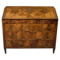 Bureau scriban époque Louis XVI en noyer