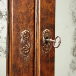 Bureau secrétaire ancien Louis-Philippe en noyer, 5 tiroirs, XIXe siècle
