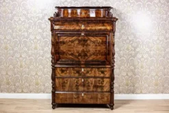 Bureau secrétaire antique Louis Philippe, 1850