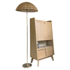 Bureau secrétaire bibliothèque vintage pyramidale