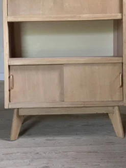Bureau secrétaire bibliothèque vintage pyramidale