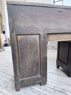 Bureau secrétaire chêne art populaire XIXème
