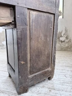 Bureau secrétaire chêne art populaire XIXème