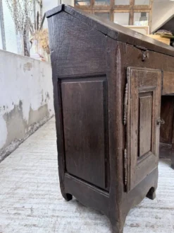 Bureau secrétaire chêne art populaire XIXème