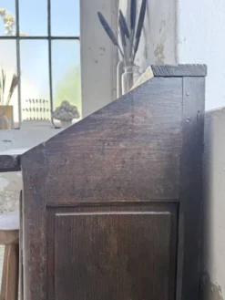 Bureau secrétaire chêne art populaire XIXème