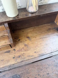 Bureau secrétaire chêne art populaire XIXème