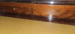 Bureau, secrétaire à cylindre en acajou, style Louis XVI