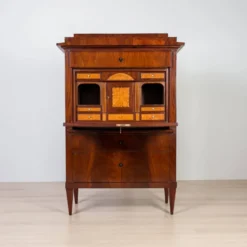 Bureau secrétaire en acajou du 19ème siècle, vernis français