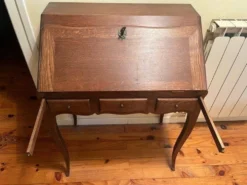 Bureau secrétaire en chêne