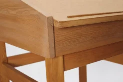 Bureau secrétaire en chêne, Danemark années 1960.