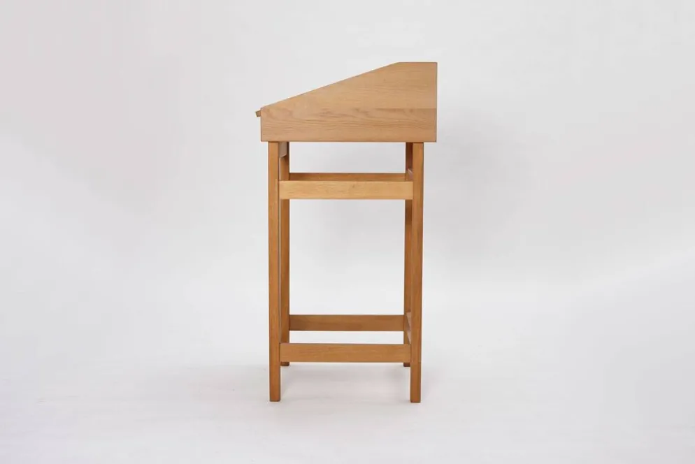 Bureau secrétaire en chêne, Danemark années 1960.