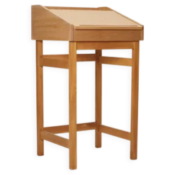 Bureau secrétaire en chêne, Danemark années 1960.