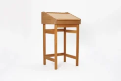 Bureau secrétaire en chêne, Danemark années 1960.