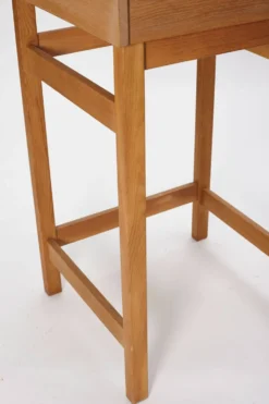 Bureau secrétaire en chêne, Danemark années 1960.