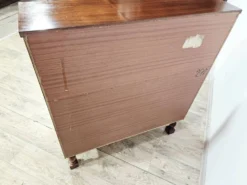 Bureau, secrétaire en noyer avec rouleau, années 1970
