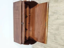 Bureau, secrétaire en noyer avec rouleau, années 1970