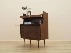 Bureau secrétaire en noyer des années 1960, Danemark avec tiroirs