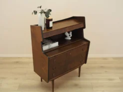 Bureau secrétaire en noyer des années 1960, Danemark avec tiroirs