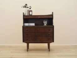 Bureau secrétaire en noyer des années 1960, Danemark avec tiroirs