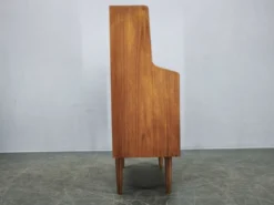 Bureau secrétaire en teck danois moderne avec tiroirs, années 1960