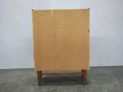 Bureau secrétaire en teck danois moderne avec tiroirs, années 1960