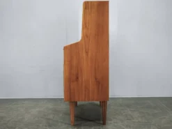 Bureau secrétaire en teck danois moderne avec tiroirs, années 1960