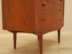 Bureau secrétaire en teck, design danois, années 1970, fabricant : AG Spejl Kobberbes