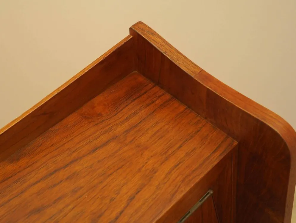 Bureau secrétaire en teck, design danois, années 1970, fabricant : AG Spejl Kobberbes