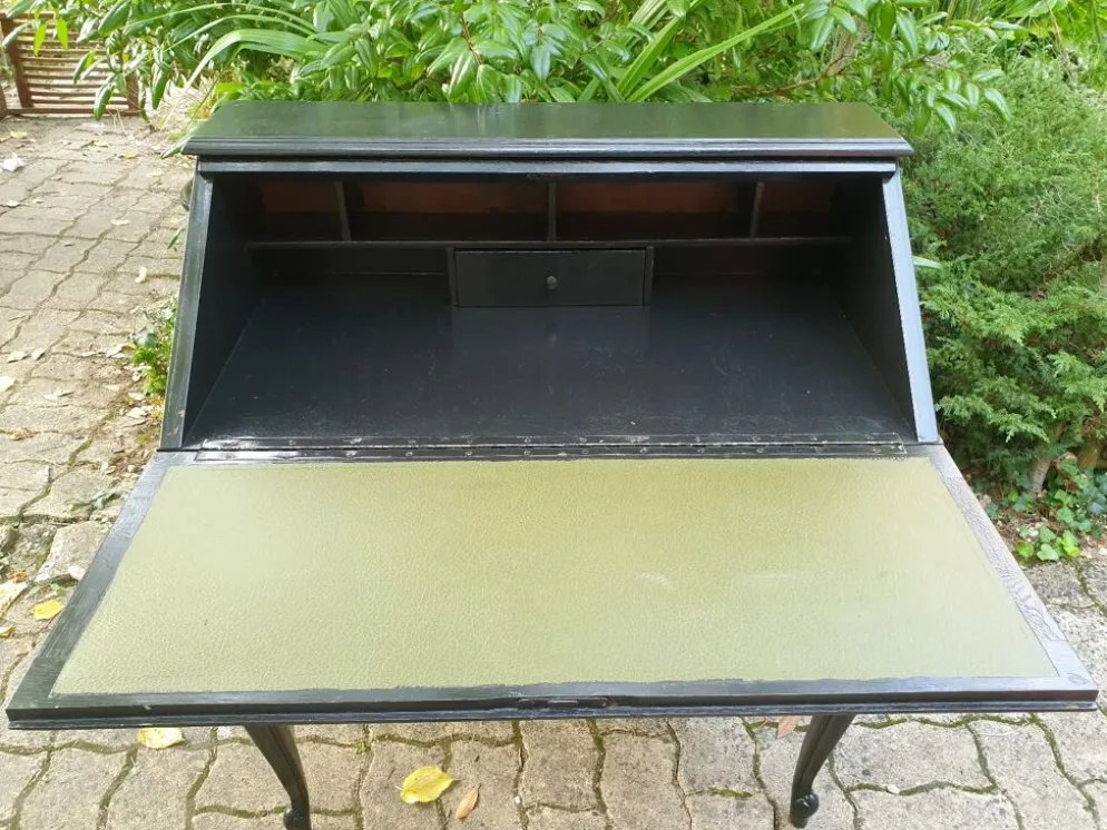 Bureau secrétaire Louis XV noir